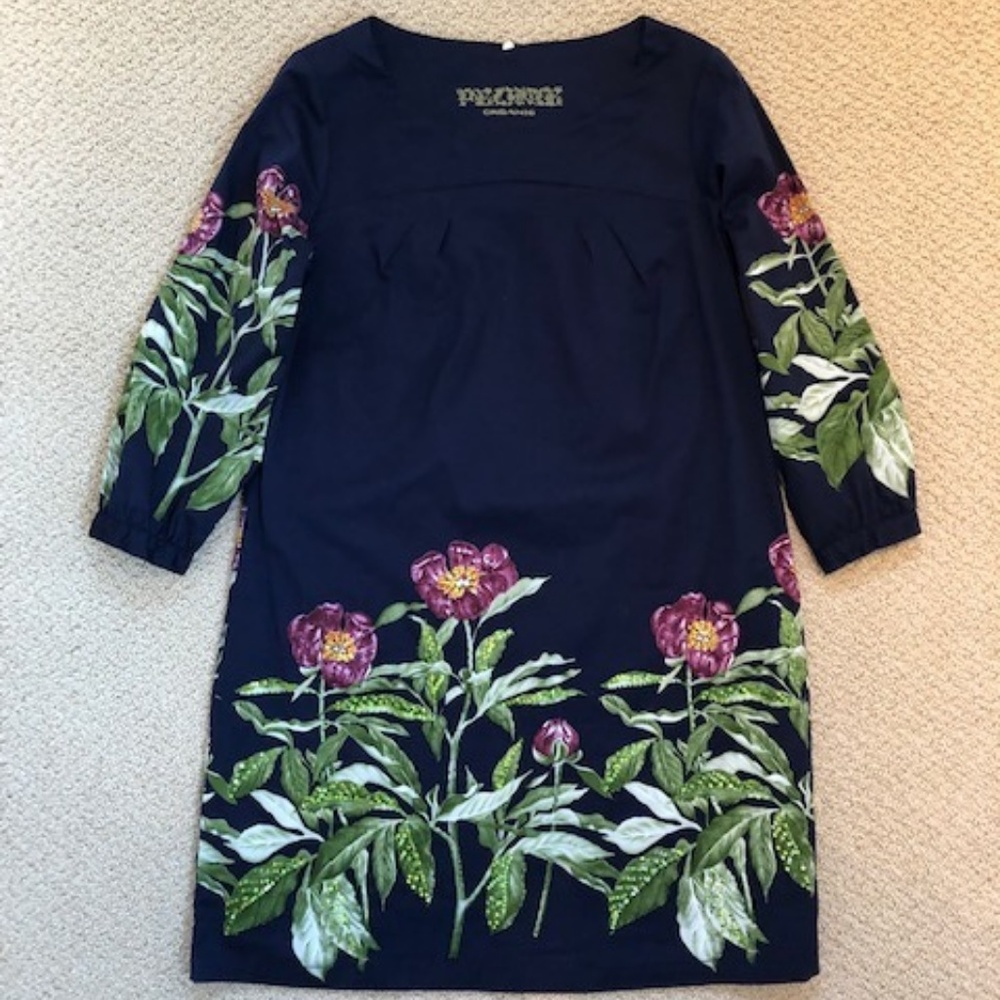 Hand Printed & Sequined Dress